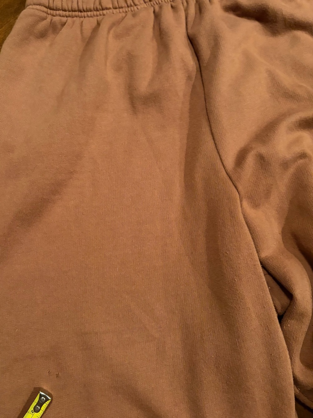 Victoria’s Secret PINK Oversized Hoodie Jogger Set Brown Red Logo XL/L - Picture 6 of 16